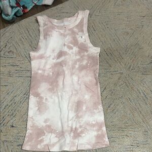Maurices Pink Tie-Dye Tank Top
